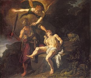 Izsák feláldozása, 1616